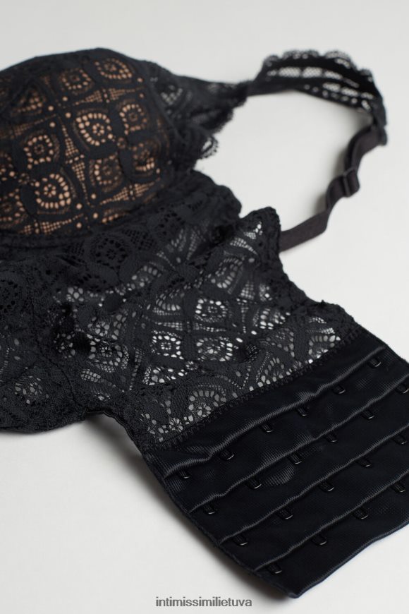 moterys juodas eleonora nėrinių korpusas Intimissimi drabužiai 248BPB1230