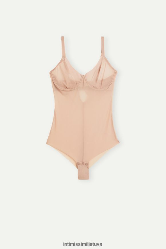 moterys vidutinio smėlio spalvos nematomas prisilietimas prie balkono korpuso Intimissimi drabužiai 248BPB1234