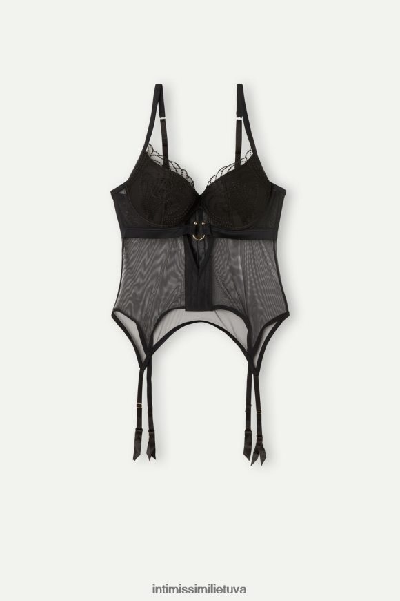 moterys juodas pavogti šou carioca basque Intimissimi drabužiai 248BPB1222