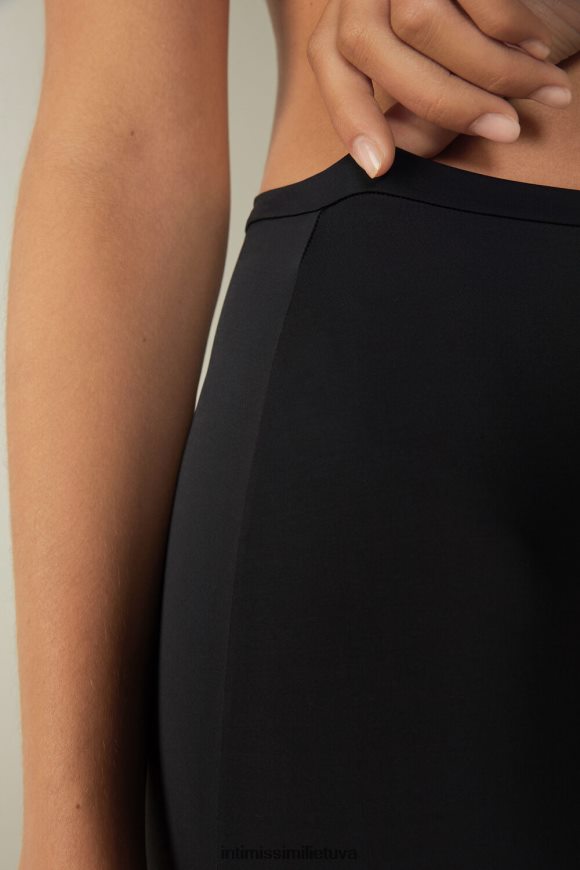 moterys juodas sijonas iš mikropluošto Intimissimi drabužiai 248BPB1255