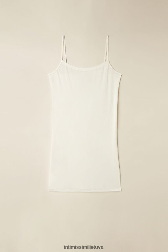 moterys milteliai balti itin lengvas mikropluošto šlifuoklis Intimissimi drabužiai 248BPB1209