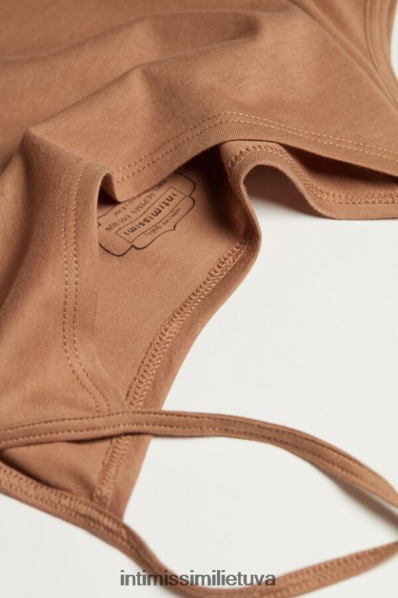 moterys vidutinio smėlio spalvos itin gaivus supima medvilninis šleifas Intimissimi drabužiai 248BPB1240