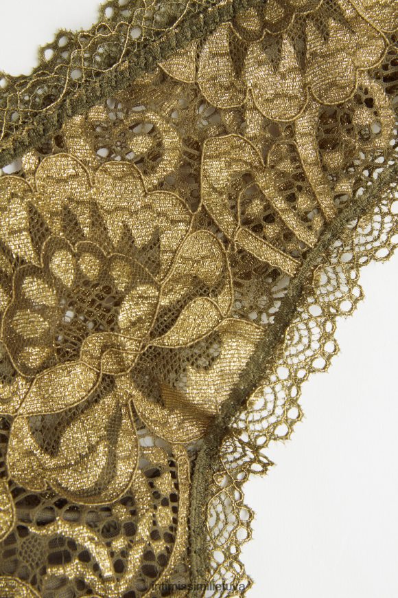 moterys žalios samanos/oro auksinės deivės 80-ųjų stiliaus braziliškos kelnaitės Intimissimi apatinis trikotažas 248BPB840