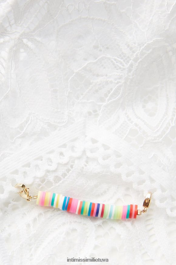 moterys baltas karštomis vasaros dienomis 80-ųjų stiliaus braziliškos kelnaitės Intimissimi apatinis trikotažas 248BPB933