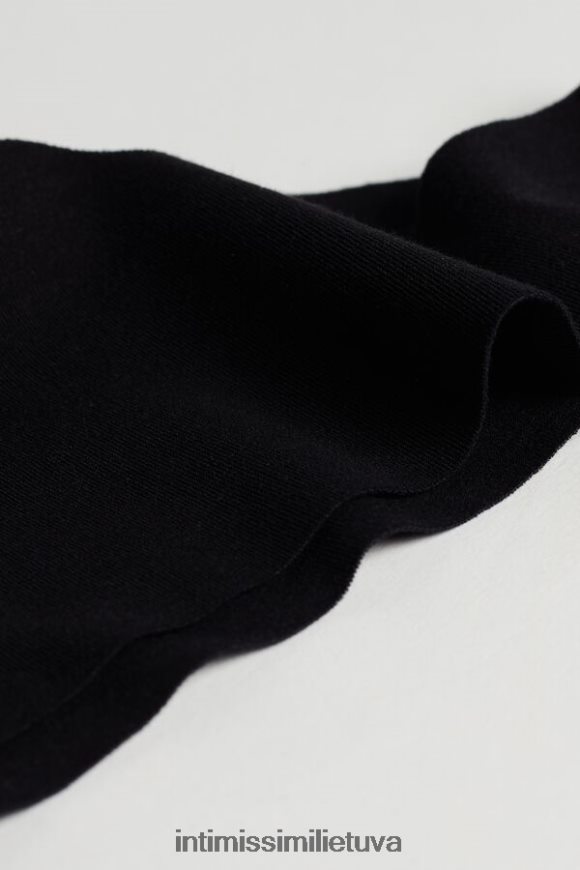 moterys juodas lazeriu kirpti medvilniniai braziliški apatiniai Intimissimi apatinis trikotažas 248BPB1184