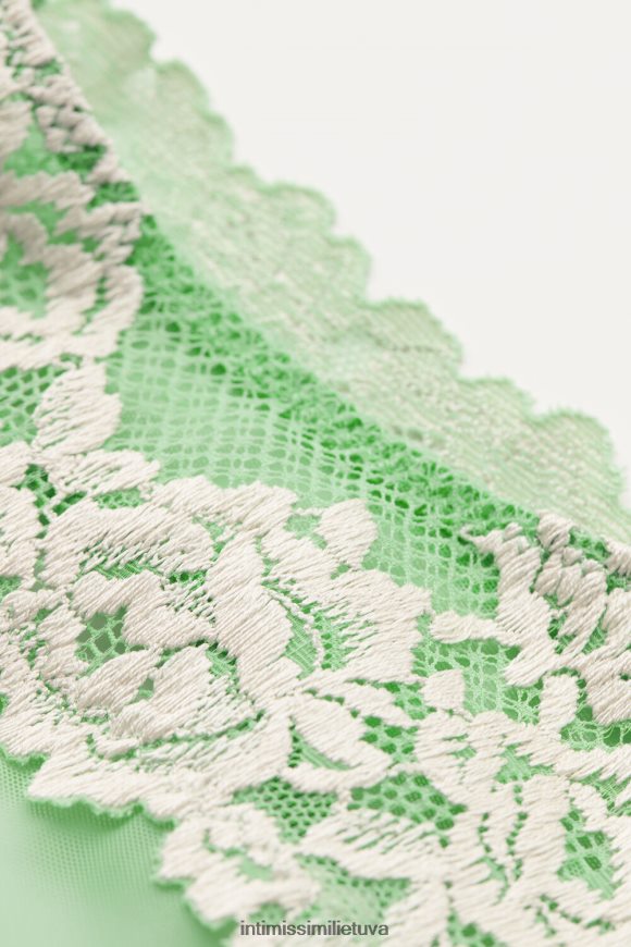 moterys obuolių mėtų/dramblio kaulo Gražios gėlės braziliškos kelnaitės Intimissimi apatinis trikotažas 248BPB954