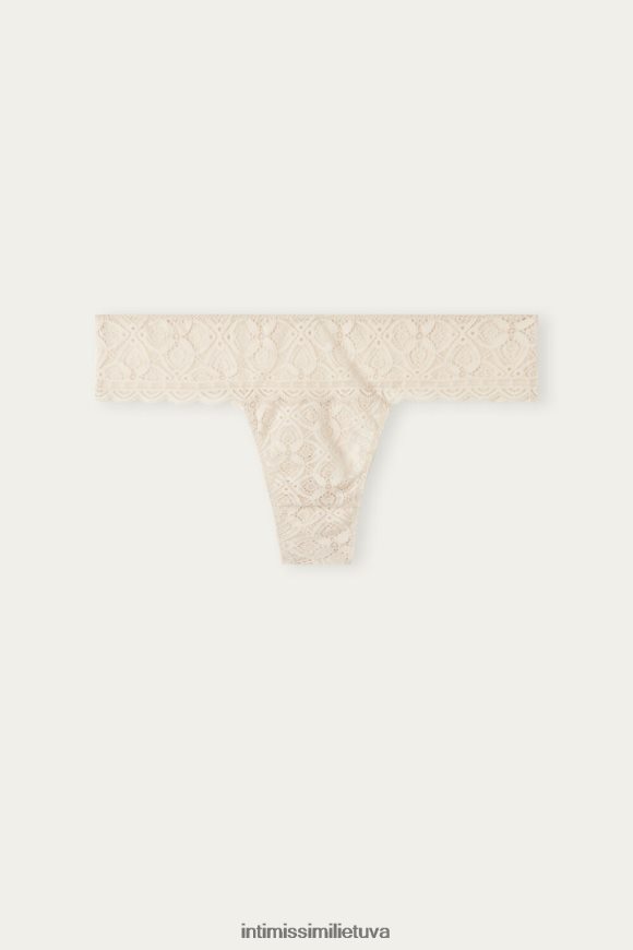 moterys rožinis šilkas nėriniuotos braziliškos kelnaitės Intimissimi apatinis trikotažas 248BPB1066