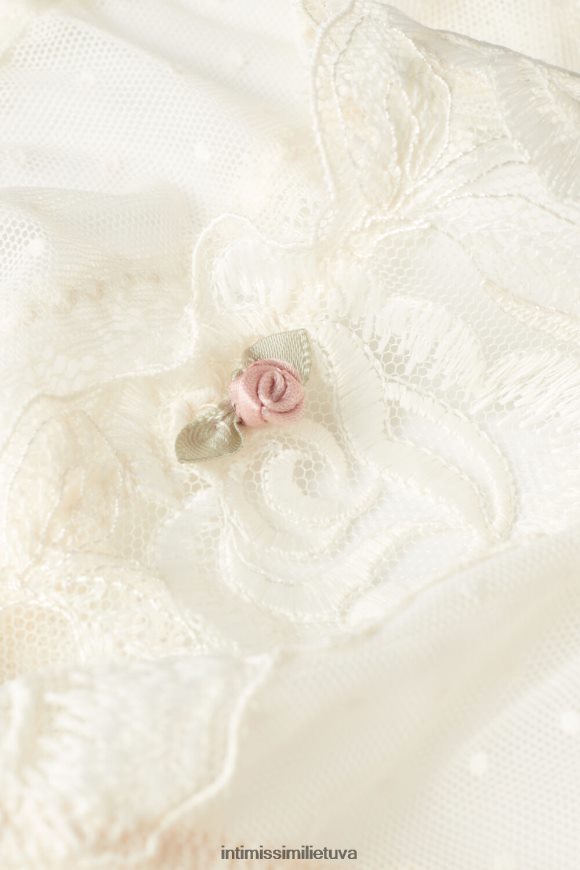 moterys vanilės dramblio kaulo rožių kvapo braziliškos kelnaitės Intimissimi apatinis trikotažas 248BPB942