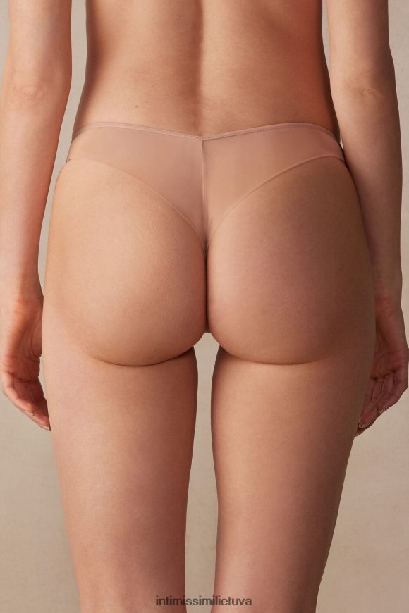 moterys švelni smėlio/daugiaspalvė saldainių spalvų braziliškos kelnaitės Intimissimi apatinis trikotažas 248BPB924