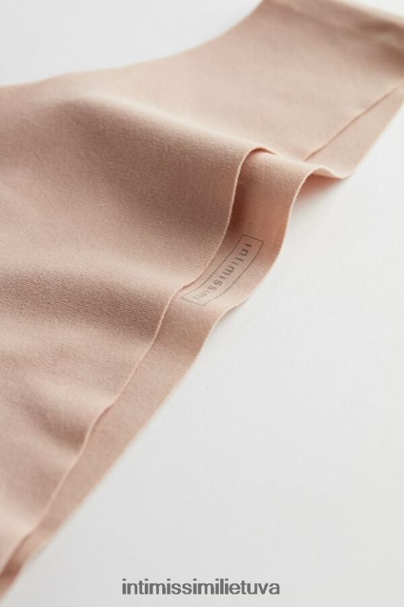 moterys švelnus smėlio spalvos lazeriu kirpti medvilniniai braziliški apatiniai Intimissimi apatinis trikotažas 248BPB1181