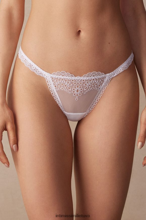 moterys baltas nesenstantis paprastumas diržas su šoniniais dirželiais Intimissimi apatinis trikotažas 248BPB932