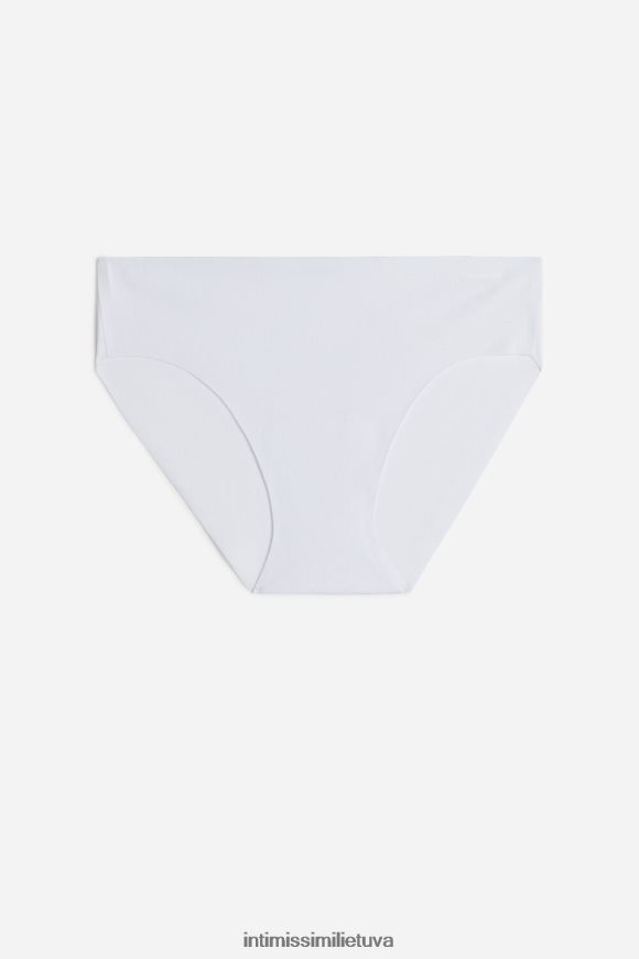 moterys baltas neapdoroto kirpimo medvilninės kelnaitės Intimissimi apatinis trikotažas 248BPB1186