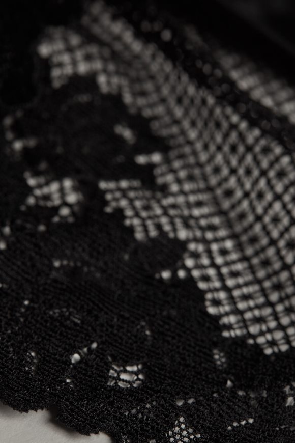 moterys juodas gražių gėlių kelnaitės Intimissimi apatinis trikotažas 248BPB1044