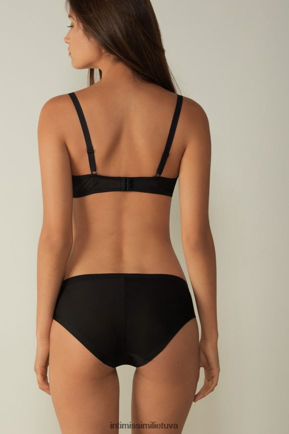 moterys juodas nematomos liečiamos kelnaitės Intimissimi apatinis trikotažas 248BPB1147