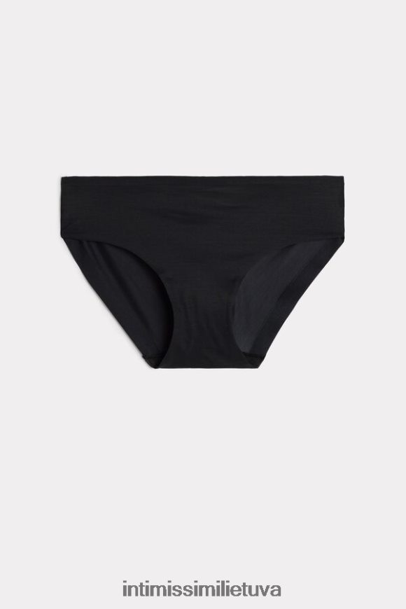 moterys juodas nematomos liečiamos kelnaitės Intimissimi apatinis trikotažas 248BPB1147