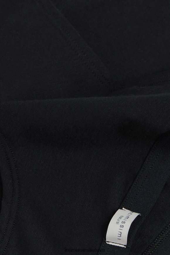 moterys juodas pilnai dengiančios medvilninės kelnaitės Intimissimi apatinis trikotažas 248BPB1029