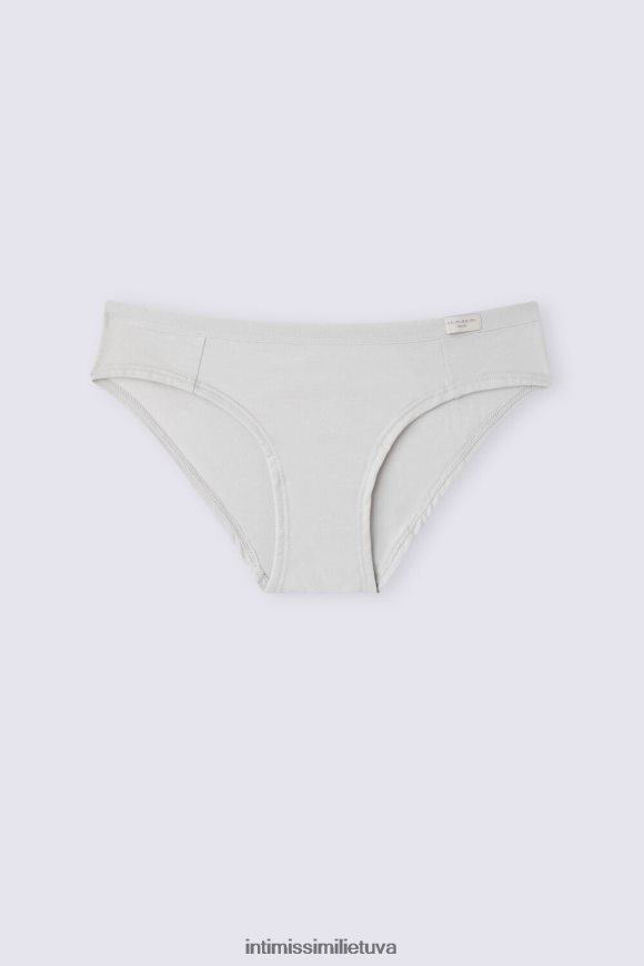 moterys ledo pilka natūralios medvilnės kelnaitės Intimissimi apatinis trikotažas 248BPB858