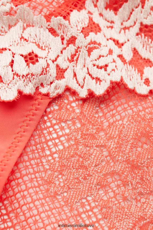 moterys liepsna raudona/dramblio kaulo gražių gėlių kelnaitės Intimissimi apatinis trikotažas 248BPB953