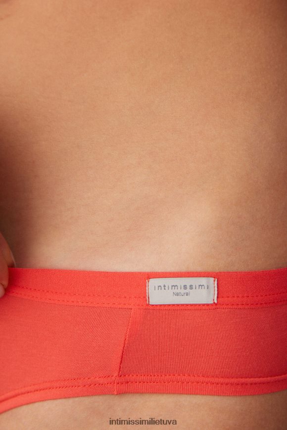 moterys liepsna raudona natūralios medvilnės kelnaitės Intimissimi apatinis trikotažas 248BPB980