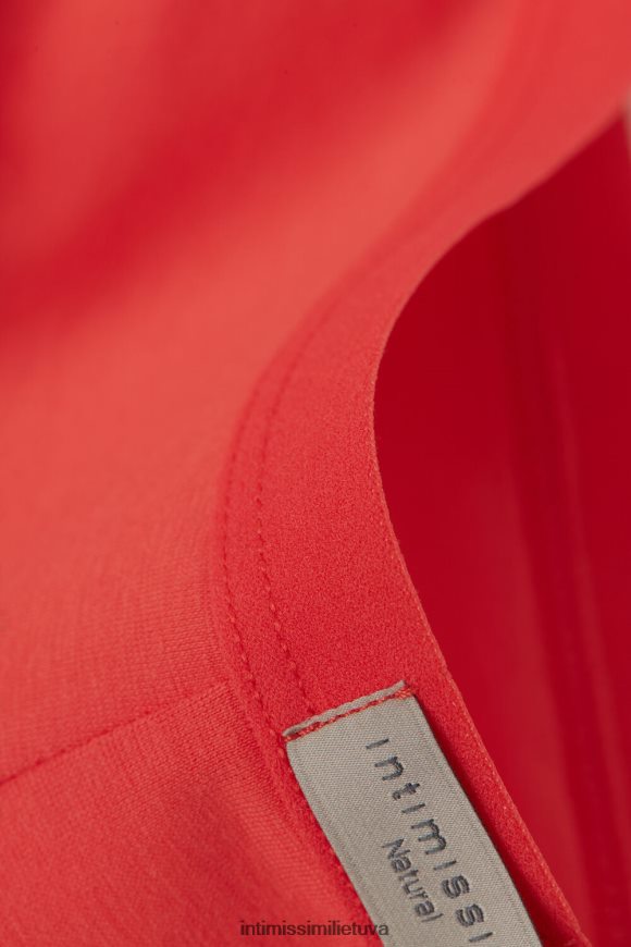 moterys liepsna raudona natūralios medvilnės kelnaitės Intimissimi apatinis trikotažas 248BPB980