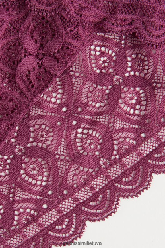 moterys purpurinis vynas žemo aukščio nėrinių kelnaitės Intimissimi apatinis trikotažas 248BPB867