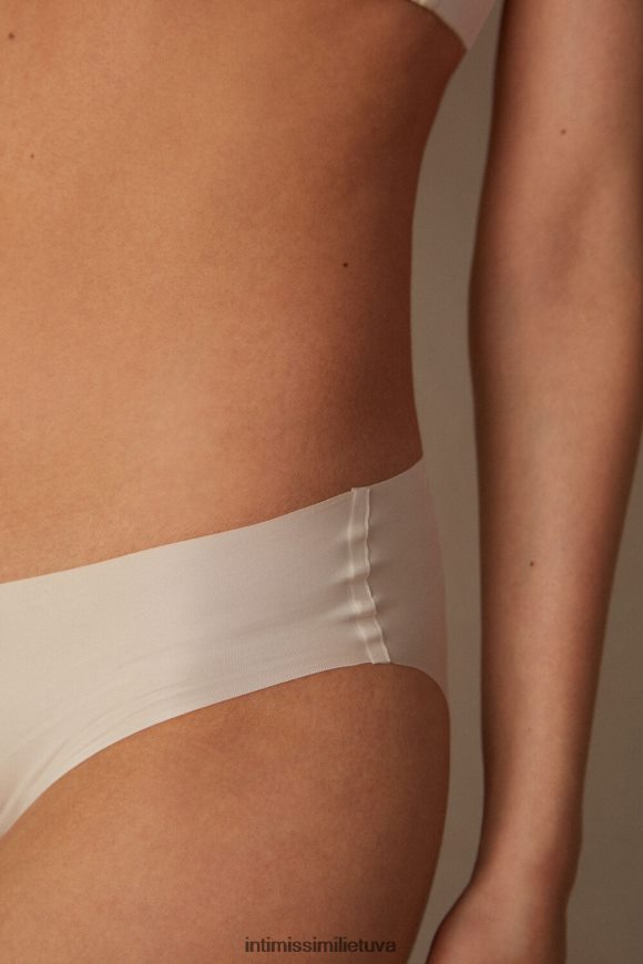 moterys rožinis šilkas besiūlės mikropluošto prigludusios kelnaitės Intimissimi apatinis trikotažas 248BPB1170