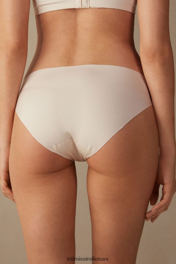 moterys rožinis šilkas besiūlės mikropluošto prigludusios kelnaitės Intimissimi apatinis trikotažas 248BPB1170