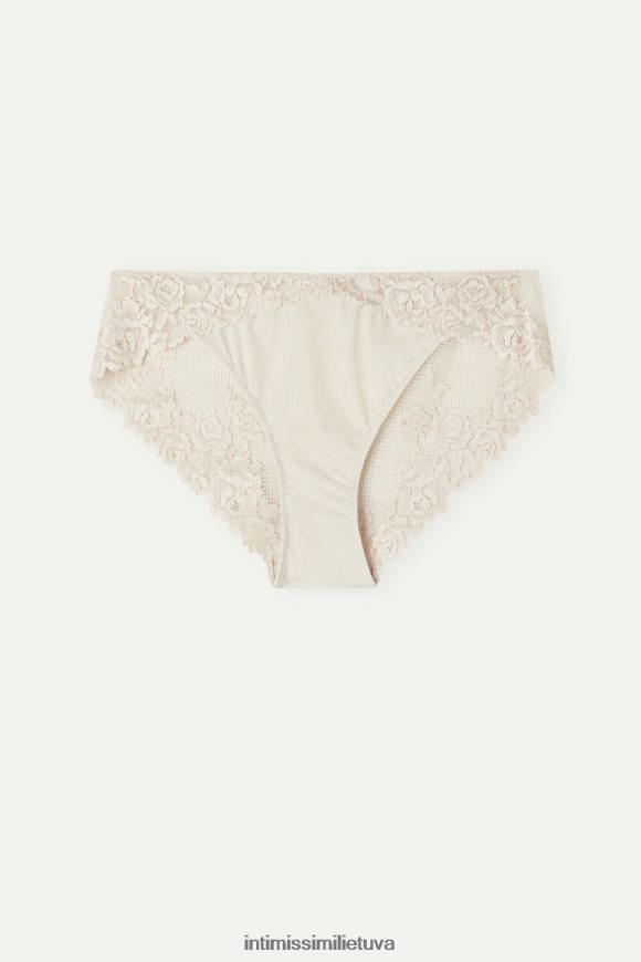 moterys rožinis šilkas gražių gėlių kelnaitės Intimissimi apatinis trikotažas 248BPB1015