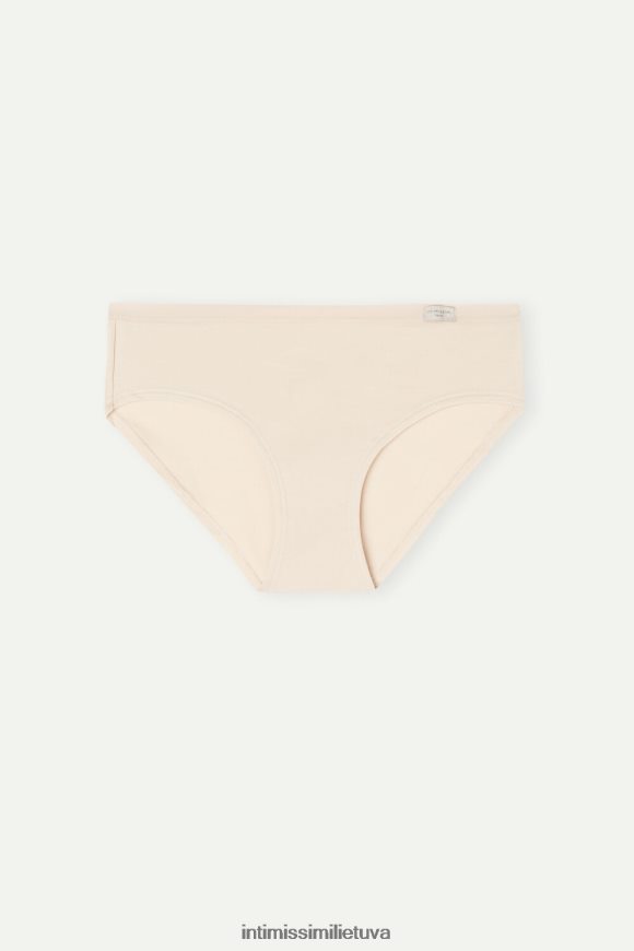 moterys rožinis šilkas pilnai dengiančios medvilninės kelnaitės Intimissimi apatinis trikotažas 248BPB1024