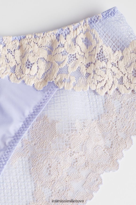 moterys saldžios levandos/dramblio kaulo gražių gėlių kelnaitės Intimissimi apatinis trikotažas 248BPB961
