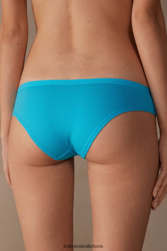 moterys skaitmeninis turkis natūralios medvilnės kelnaitės Intimissimi apatinis trikotažas 248BPB987