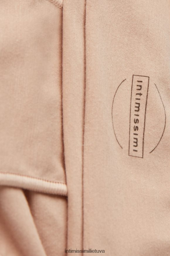 moterys švelnus smėlio spalvos mažo aukščio medvilninės kelnaitės Intimissimi apatinis trikotažas 248BPB883