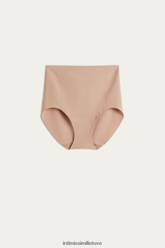 moterys švelnus smėlio spalvos neapdoroto kirpimo mikropluošto kelnaitės Intimissimi apatinis trikotažas 248BPB1117