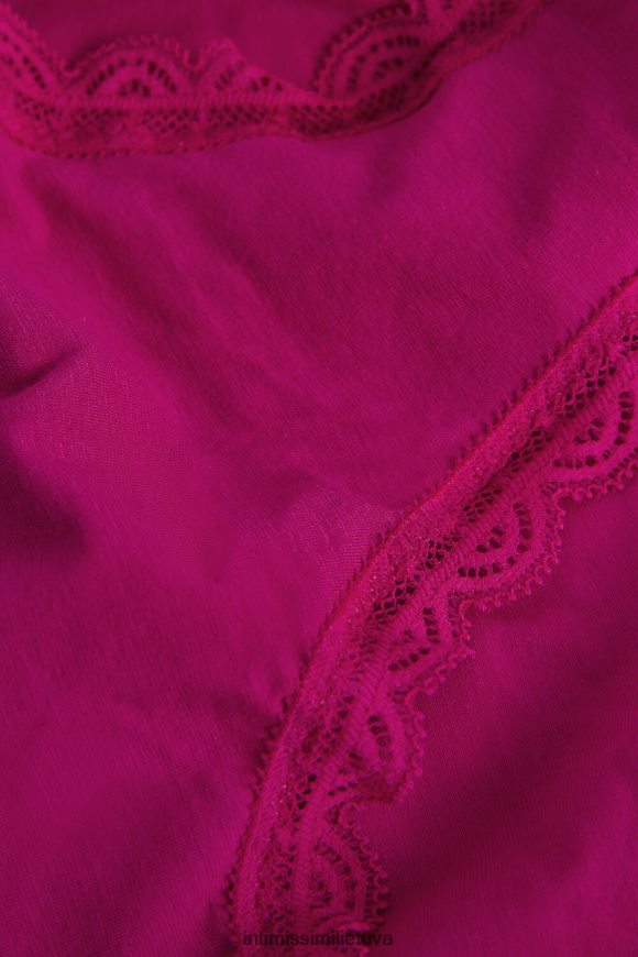 moterys violetinė orchidėja medvilninės ir nėrinių kelnaitės Intimissimi apatinis trikotažas 248BPB892