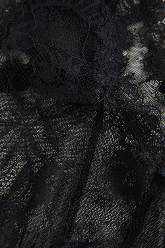 moterys juodas jausmingos gėlės prancūziškos kelnaitės Intimissimi apatinis trikotažas 248BPB846