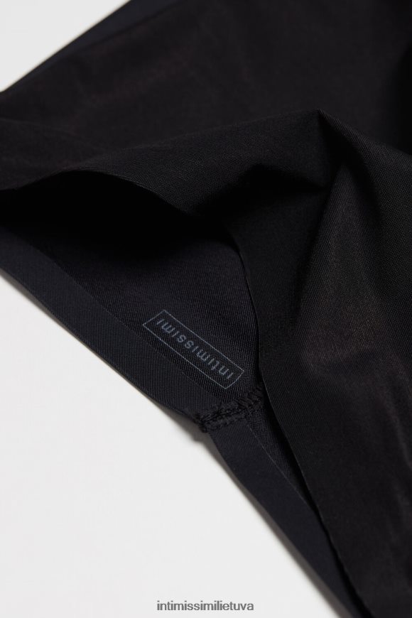 moterys juodas nematomo prisilietimo prancūziškos kelnaitės Intimissimi apatinis trikotažas 248BPB1146