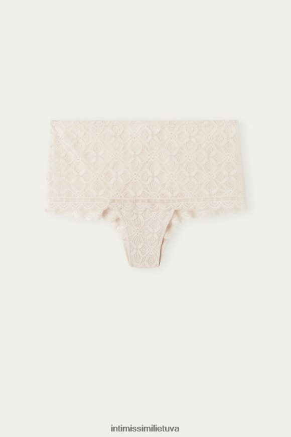 moterys rožinis šilkas nėriniuotos prancūziškos kelnaitės Intimissimi apatinis trikotažas 248BPB1070