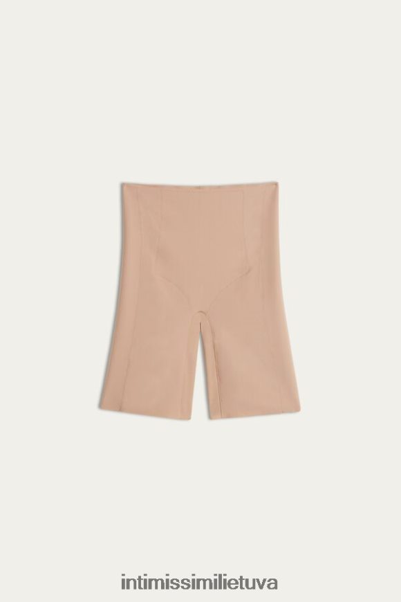 moterys švelnus smėlio spalvos neapdoroto kirpimo mikropluošto šortai Intimissimi apatinis trikotažas 248BPB1119