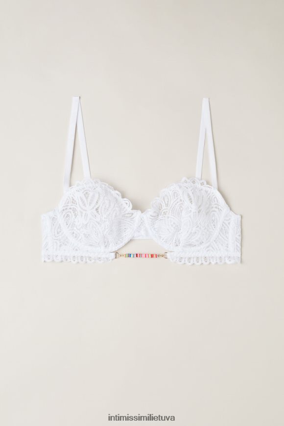 moterys baltas karštomis vasaros dienomis balconette liemenėlė Intimissimi apatinis trikotažas 248BPB529