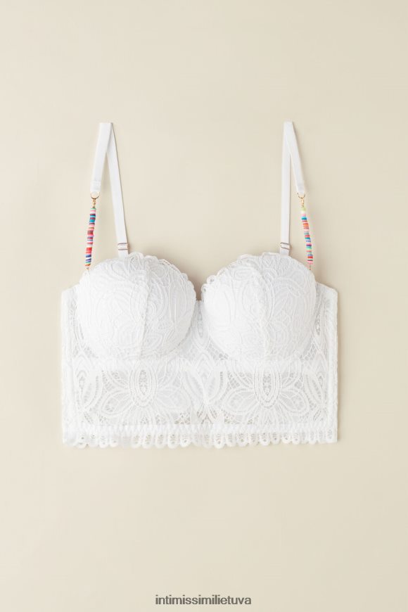 moterys baltas karštos vasaros dienos giada balconette bustier Intimissimi apatinis trikotažas 248BPB530