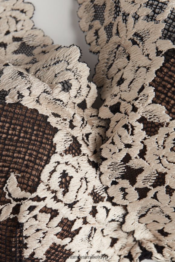 moterys juoda/dramblio kaulo gražių gėlių elena balconette liemenėlė Intimissimi apatinis trikotažas 248BPB620