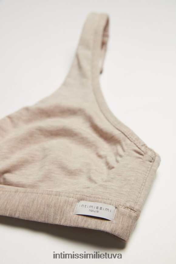 moterys natūralus mišinys lara medvilninė trikampė liemenėlė Intimissimi apatinis trikotažas 248BPB787