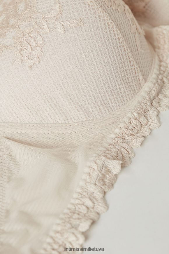 moterys rožinis šilkas gražių gėlių sofia balconette liemenėlė Intimissimi apatinis trikotažas 248BPB636