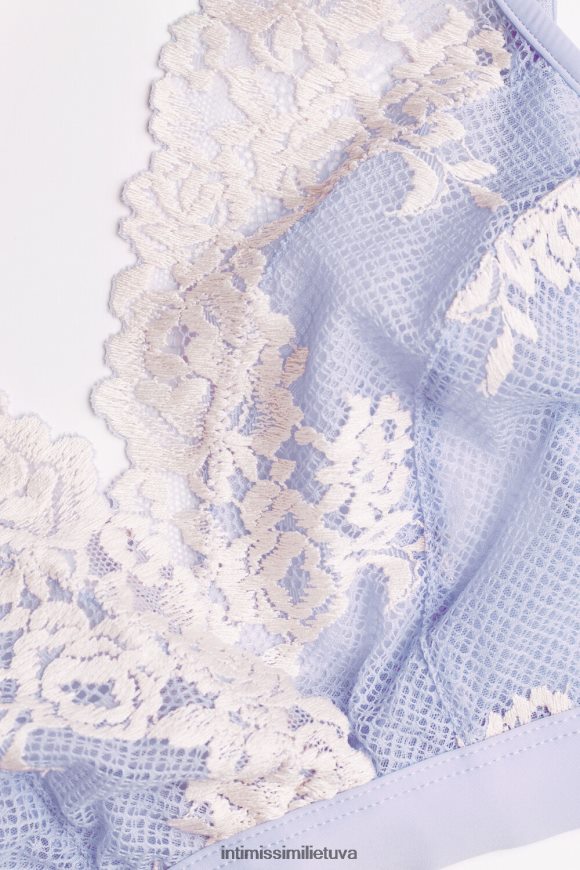 moterys saldžios levandos/dramblio kaulo gražių gėlių lara trikampė liemenėlė Intimissimi apatinis trikotažas 248BPB571