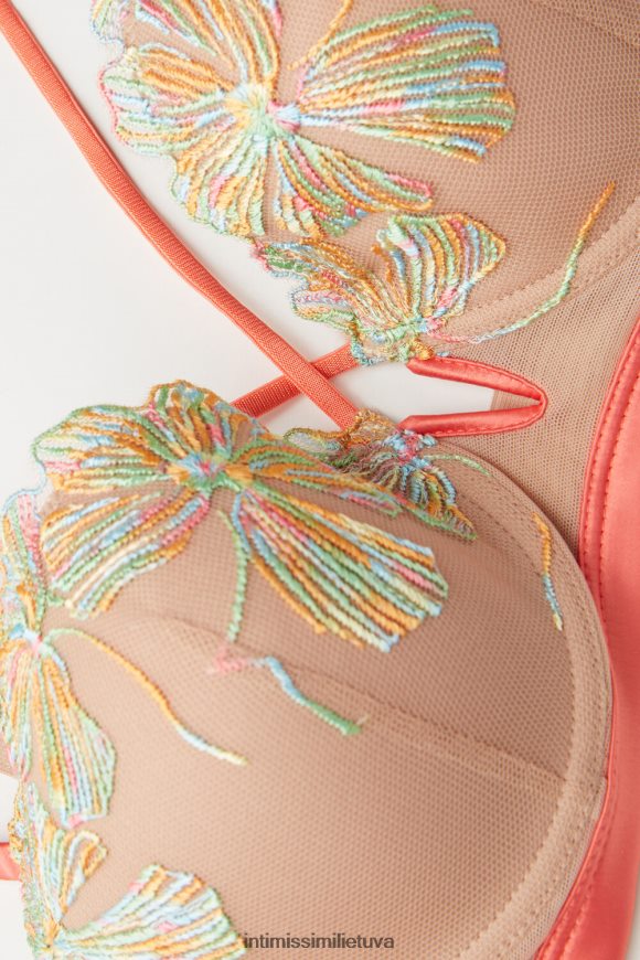 moterys švelni smėlio/daugiaspalvė saldainių spalvos sofia balconette liemenėlė Intimissimi apatinis trikotažas 248BPB512