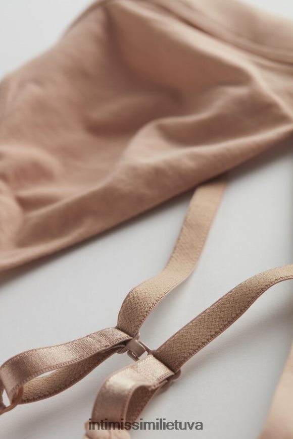 moterys švelnus smėlio spalvos lara medvilninė trikampė liemenėlė Intimissimi apatinis trikotažas 248BPB795
