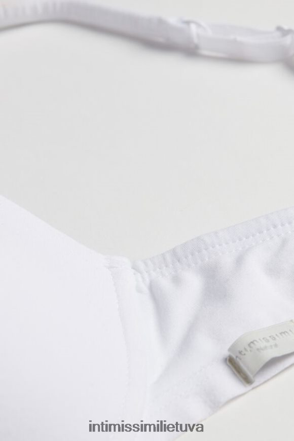 moterys baltas bellissima c cup medvilninė push-up liemenėlė Intimissimi apatinis trikotažas 248BPB832