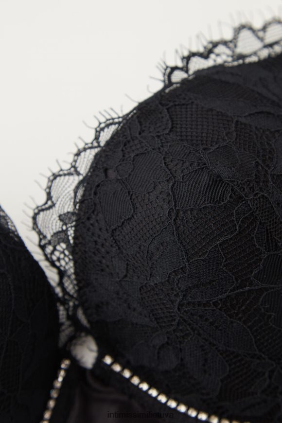 moterys juodas spindi kaip žvaigždės elettra super push-up liemenėlė Intimissimi apatinis trikotažas 248BPB624