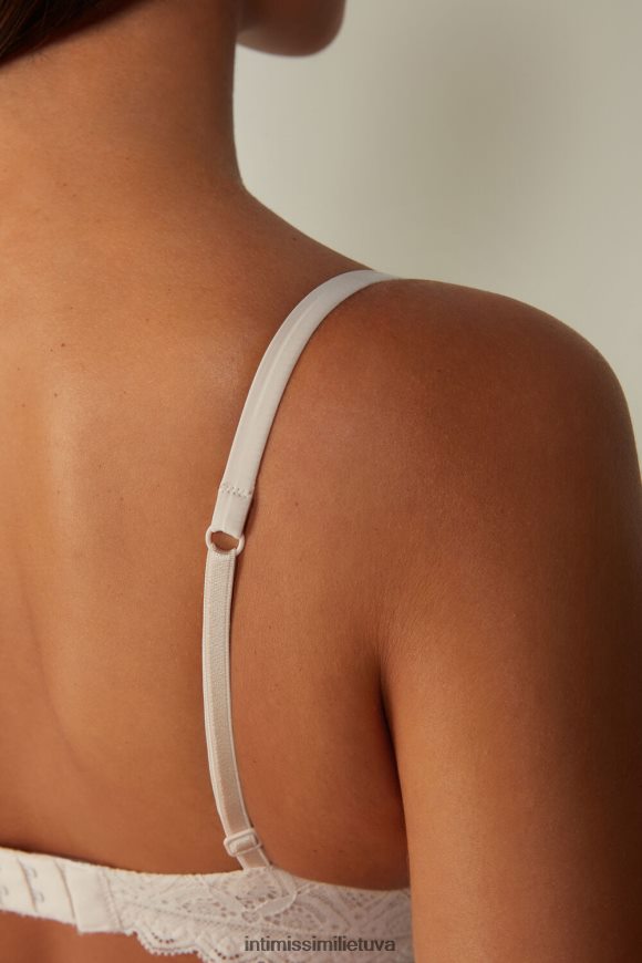 moterys rožinis šilkas gioia lace super push-up liemenėlė Intimissimi apatinis trikotažas 248BPB711