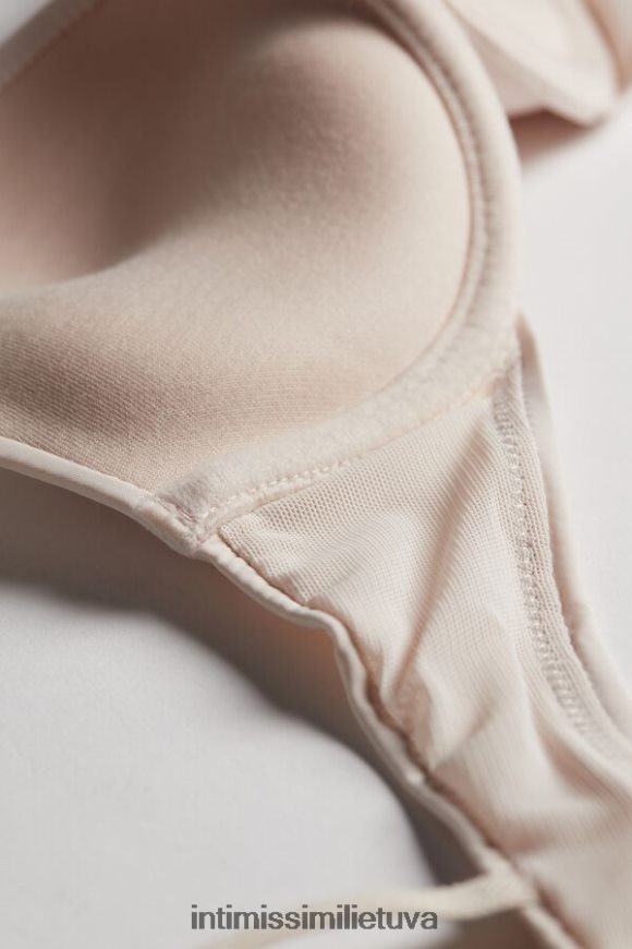 moterys rožinis šilkas simona mikropluošto super push-up liemenėlė Intimissimi apatinis trikotažas 248BPB815